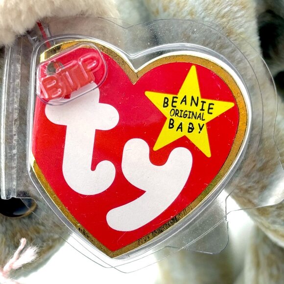 1999 4321 Vintage Scat Kitten Kitty Cat Plush Ty Beanie Baby Babies MWMT - Picture 5 of 7